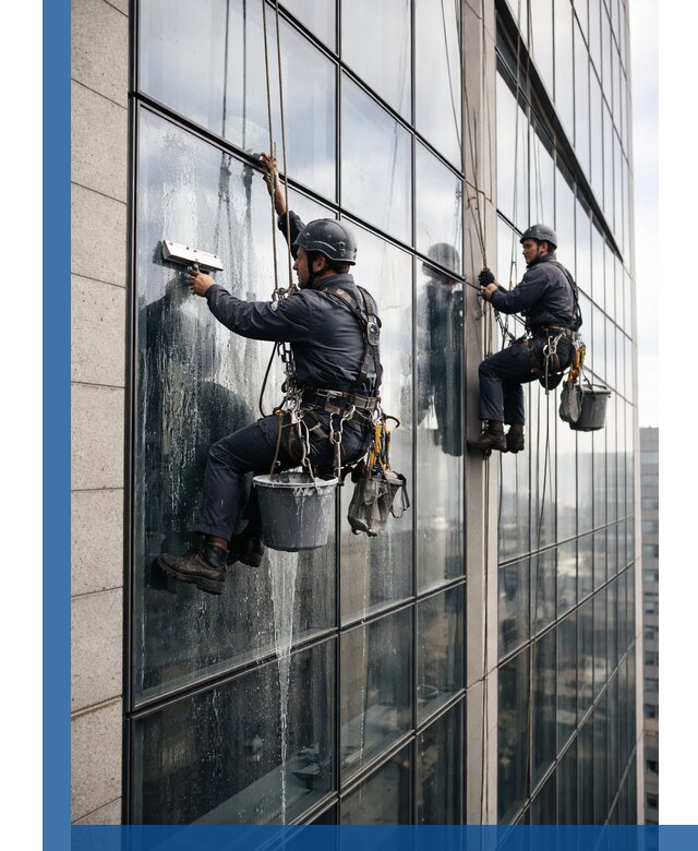 Профессиональная мойка стеклянных фасадов зданий в Каменске-Шахтинском