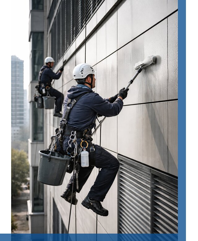 Мойка вентилируемого фасада в Каменске-Шахтинском от 258 р. | ВЫСОТНИК-Ксш