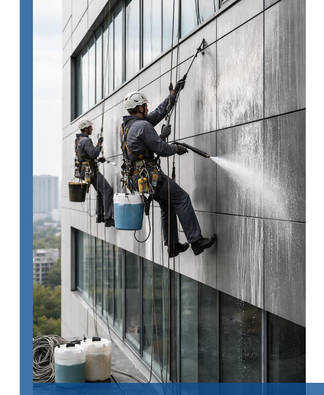 Профессиональная мойка вентилируемых фасадов в Каменске-Шахтинском