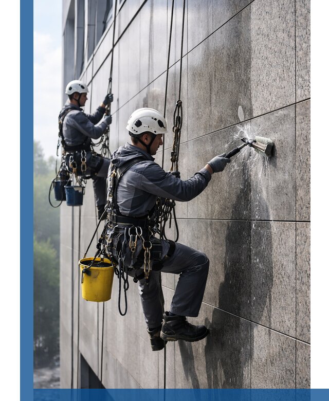 Профессиональная мойка фасада из керамогранита в Каменске-Шахтинском