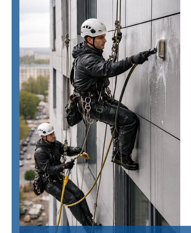 Профессиональная мойка фасада из композита в Каменске-Шахтинском