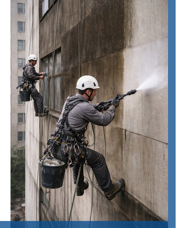 Очистка фасада от копоти в Каменске-Шахтинском от 258 р. | ВЫСОТНИК-Ксш