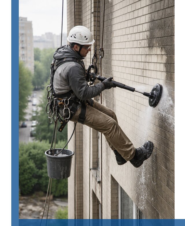 Очистка фасада от копоти в Каменске-Шахтинском профессионально и безопасно