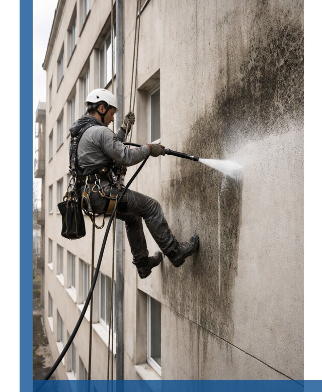 Профессиональная очистка фасадов от плесени в Каменске-Шахтинском