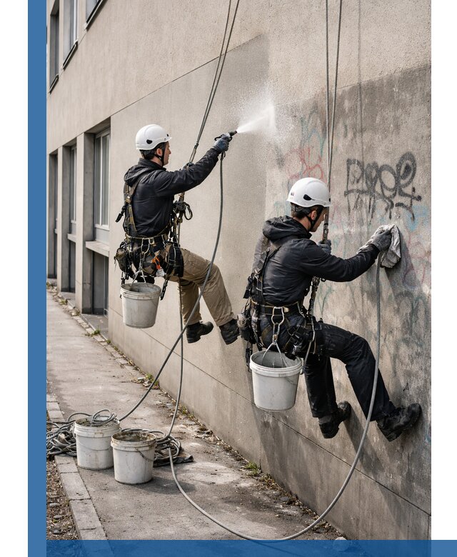 Антиграффити покрытие фасада с защитой от надписей в Каменске-Шахтинском