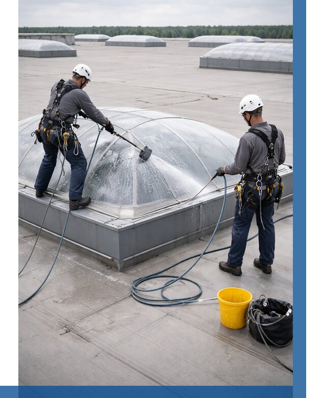 Мойка зенитных фонарей в Каменске-Шахтинском, заказать от 4635 р. | ВЫСОТНИК-Ксш