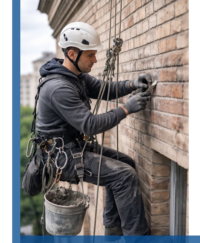 Качественный ремонт кирпичной кладки фасада в Каменске-Шахтинском с гарантией