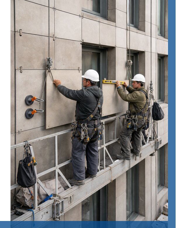 Монтаж керамогранита на фасад в Каменске-Шахтинском от 2575 р. | ВЫСОТНИК-Ксш