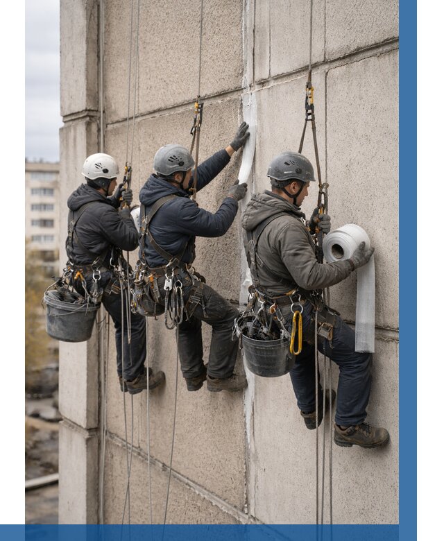 Ремонт межпанельных швов в Каменске-Шахтинском от 773 р. | ВЫСОТНИК-Ксш