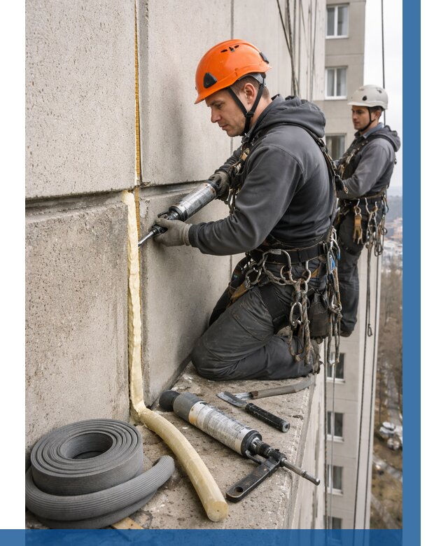 Теплый шов межпанельные швы в Каменске-Шахтинском от 721 р. | ВЫСОТНИК-Ксш