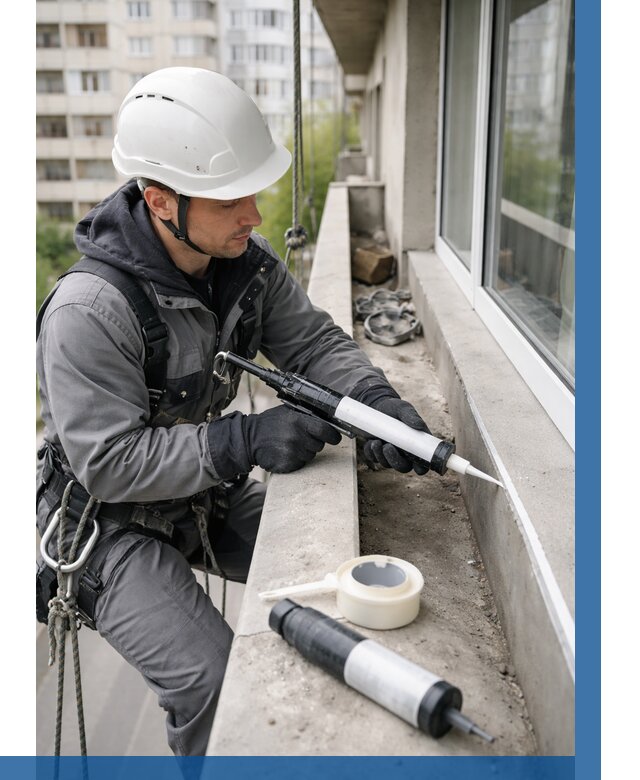 Герметизация швов лоджии в Каменске-Шахтинском от 4635 р. | ВЫСОТНИК-Ксш