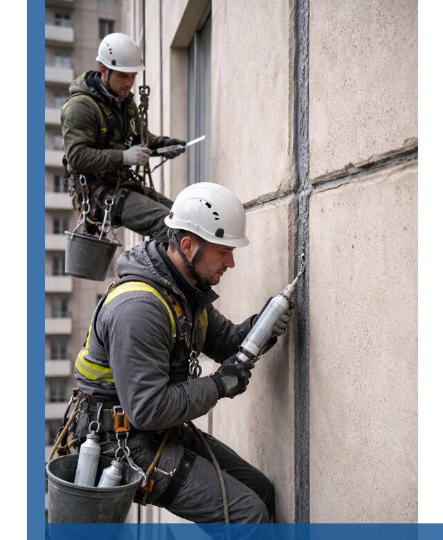 Герметизация деформационных швов фасада в Каменске-Шахтинском качественно