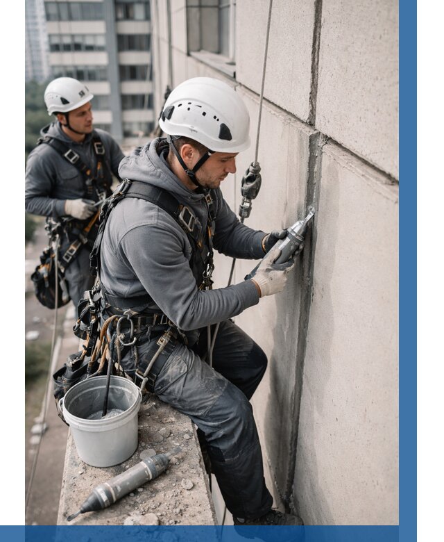 Ремонт деформационных швов здания в Каменске-Шахтинском от 1030 р. | ВЫСОТНИК-Ксш