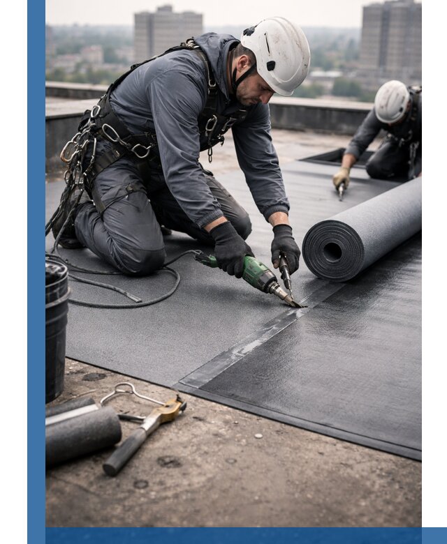 Ремонт мягкой кровли в Каменске-Шахтинском с выездом промальпинистов