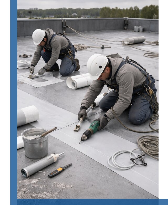 Ремонт мембранной кровли в Каменске-Шахтинском качественно и с гарантией