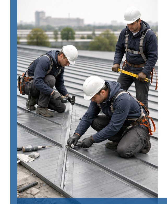 Ремонт фальцевой кровли в Каменске-Шахтинском срочно и качественно