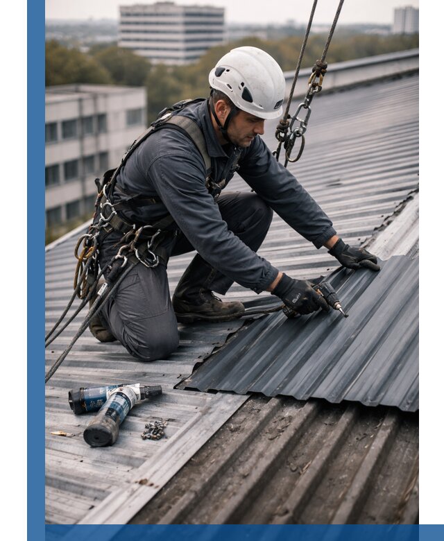 Ремонт профнастила на кровле в Каменске-Шахтинском, работы под ключ