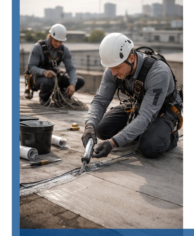 Аварийное и капитальное устранение протечек кровли в Каменске-Шахтинском