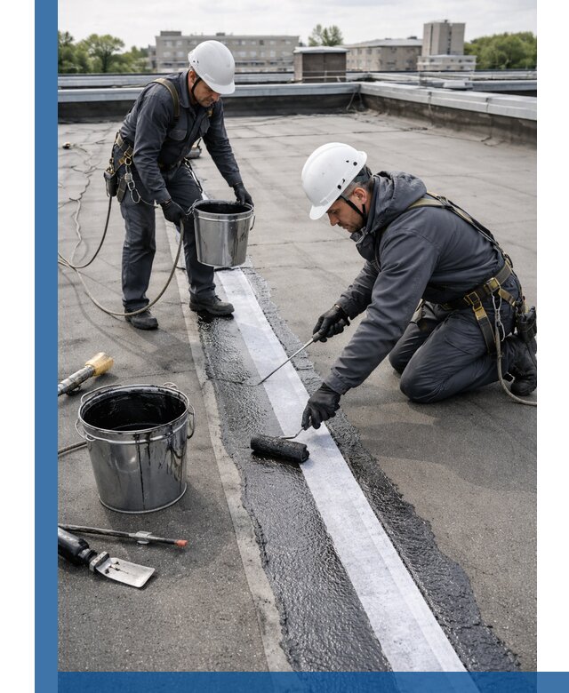 Гидроизоляция кровли мастикой в Каменске-Шахтинском надежная защита