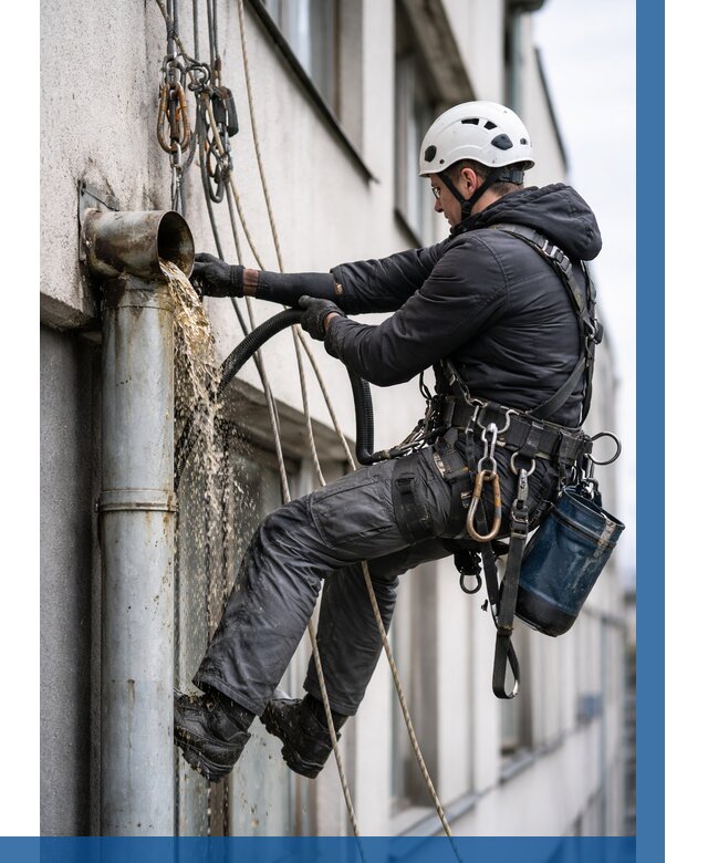 Прочистка водосточных труб в Каменске-Шахтинском от 3605 р. | ВЫСОТНИК-Ксш