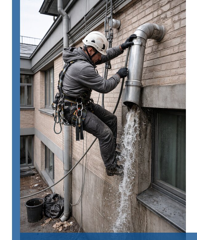 Профессиональная прочистка водосточных труб в Каменске-Шахтинском с гарантией