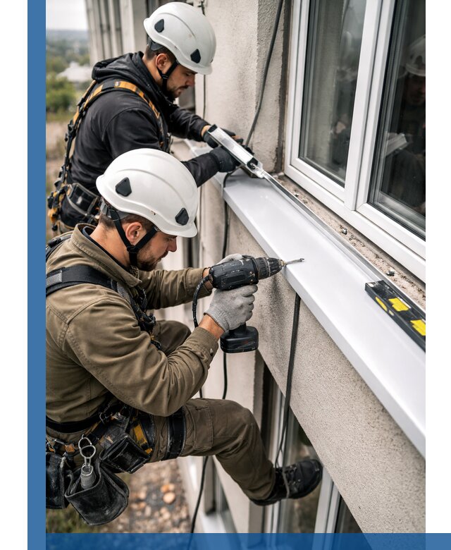 Профессиональный монтаж оконных отливов и отведения воды в Каменске-Шахтинском