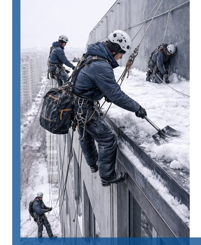 Абонентское обслуживание кровли зимой в Каменске-Шахтинском регулярный уход