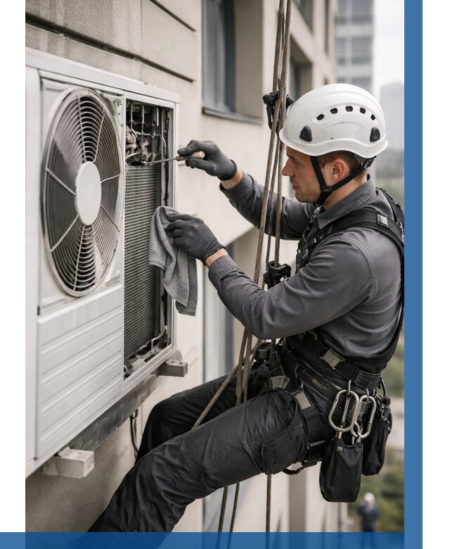 Обслуживание внешнего блока кондиционера в Каменске-Шахтинском от 2781 р.ВЫСОТНИК-Ксш