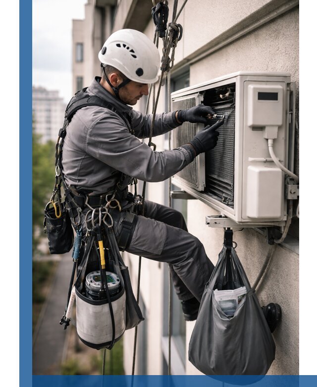 Обслуживание внешнего блока кондиционера в Каменске-Шахтинском профессионально