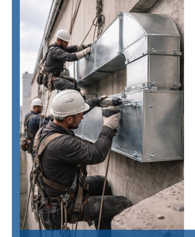 Профессиональный монтаж вентиляционных коробов в Каменске-Шахтинском под ключ