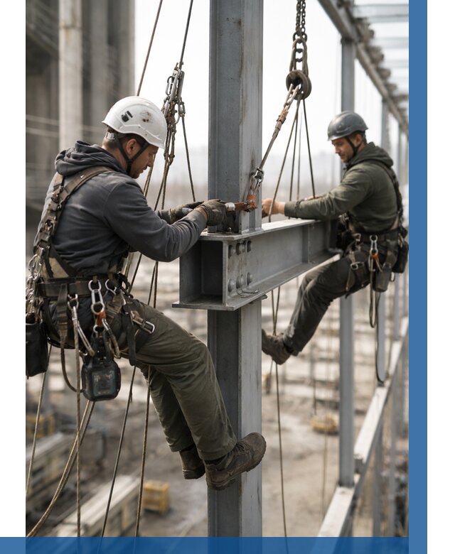 Монтаж металлоконструкций на высоте в Каменске-Шахтинском от 3605 р. | ВЫСОТНИК-Ксш