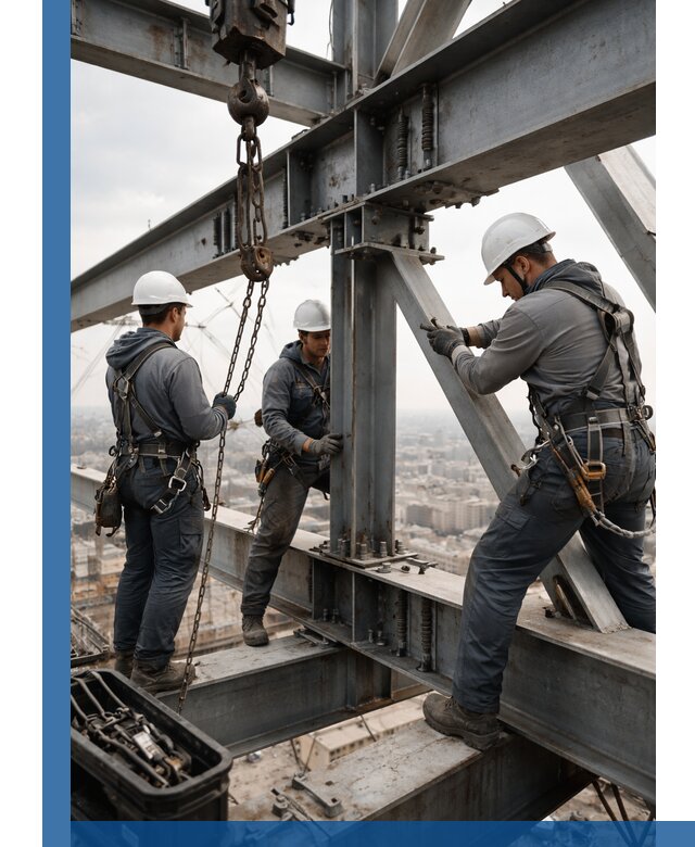 Профессиональный монтаж металлоконструкций на высоте в Каменске-Шахтинском