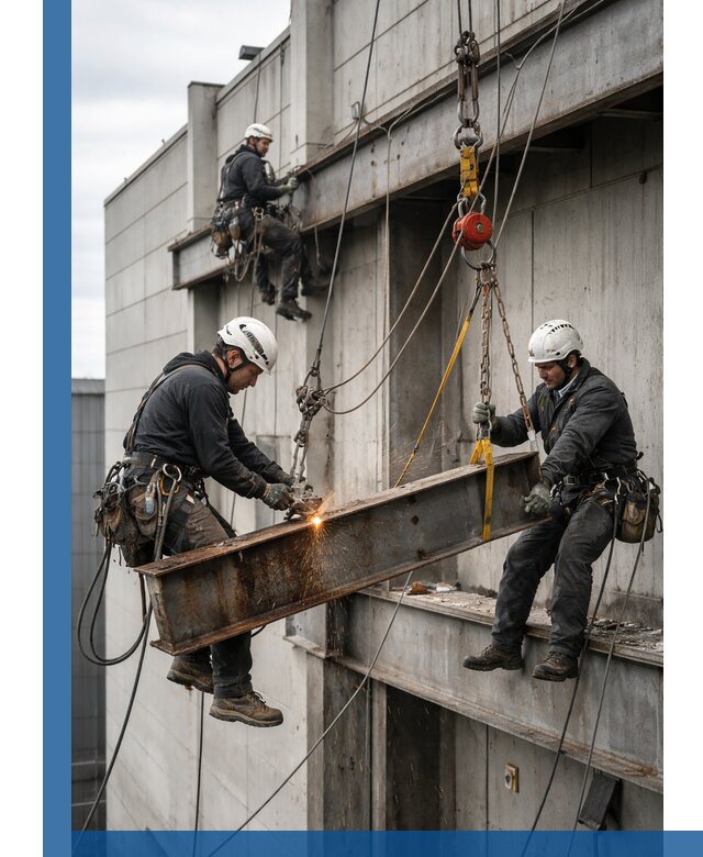 Демонтаж металлоконструкций на высоте в Каменске-Шахтинском под ключ