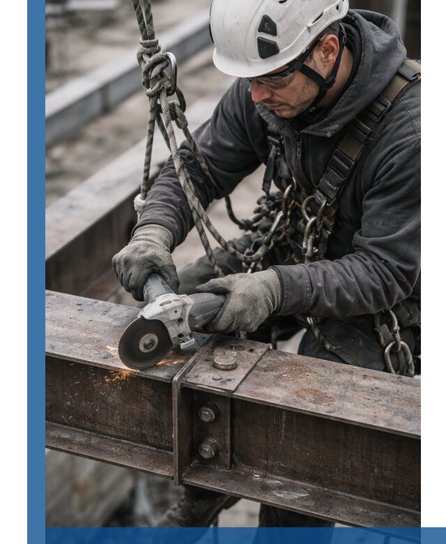 Резка металла на высоте в Каменске-Шахтинском для зданий и конструкций