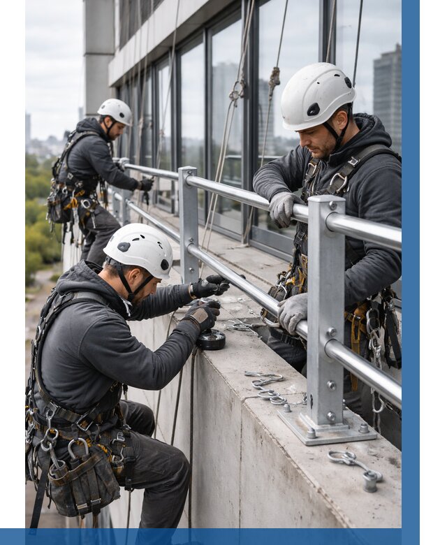 Монтаж ограждений на высоте в Каменске-Шахтинском, от 1236 р. | ВЫСОТНИК-Ксш