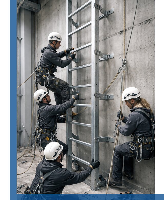Монтаж металлических лестниц в Каменске-Шахтинском под ключ со гарантией