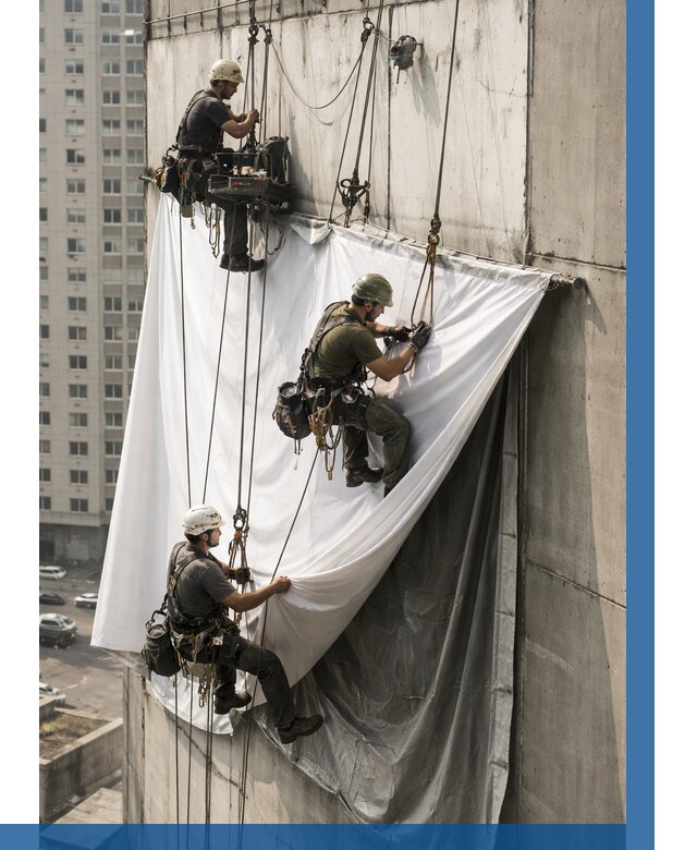 Замена баннерного полотна в Каменске-Шахтинском от 6696 р. | ВЫСОТНИК-Ксш—заказать