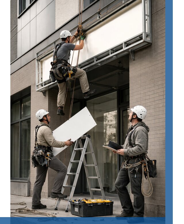 Монтаж светового короба в Каменске-Шахтинском от 6696 р. | ВЫСОТНИК-Ксш