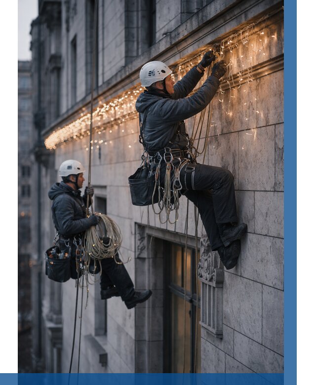 Монтаж новогодней иллюминации в Каменске-Шахтинском от 8756 р. | ВЫСОТНИК-Ксш