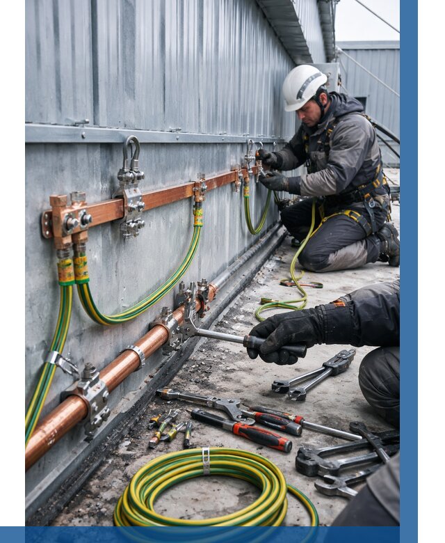 Монтаж заземления здания в Каменске-Шахтинском от 25753 р. | ВЫСОТНИК-Ксш