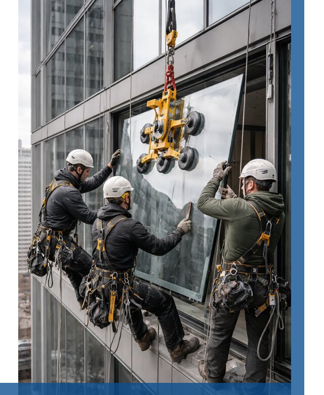 Фасадное остекление зданий под ключ в Каменске-Шахтинском от 10301 р. | ВЫСОТНИК-Ксш