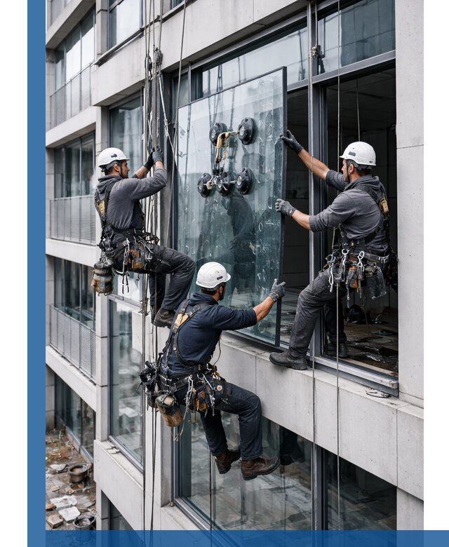 Фасадное остекление и монтаж витражей зданий в Каменске-Шахтинском под ключ