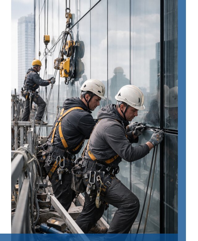 Структурное остекление фасадов в Каменске-Шахтинском от 9786 р. | ВЫСОТНИК-Ксш