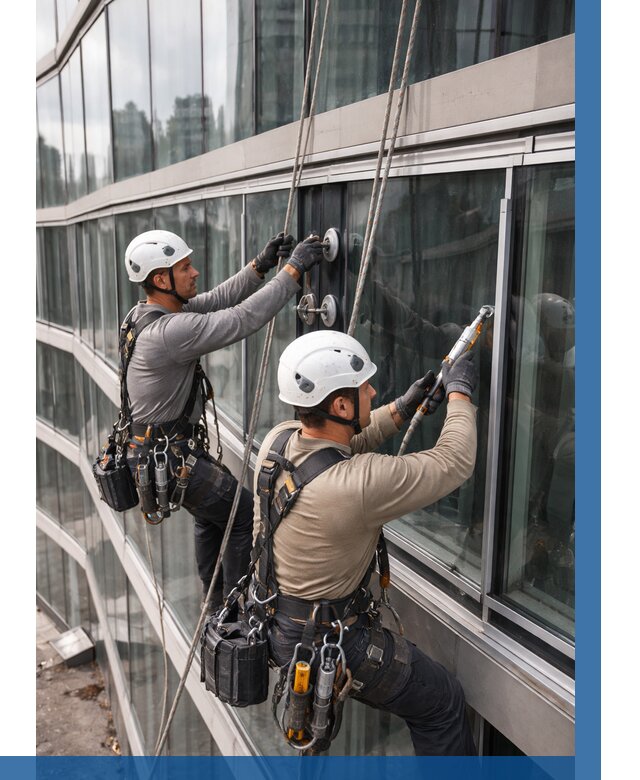 Радиусное остекление фасада в Каменске-Шахтинском от 12361 р. | ВЫСОТНИК-Ксш