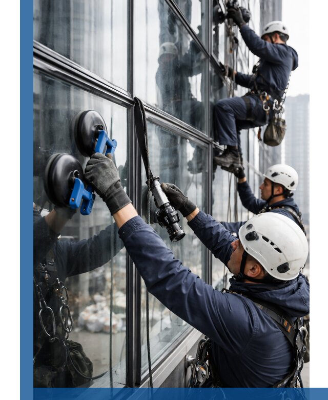 Радиусное остекление фасадов под ключ в Каменске-Шахтинском с гарантиями