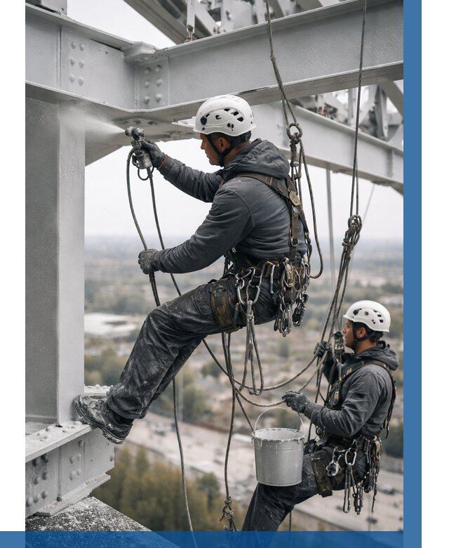 Покраска металлоконструкций на высоте в Каменске-Шахтинском 361 р |ВЫСОТНИК-Ксш