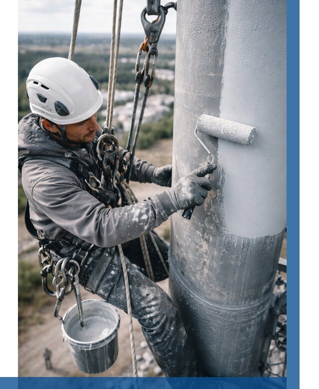 Покраска мачт связи под ключ в Каменске-Шахтинском от 876 р. | ВЫСОТНИК-Ксш