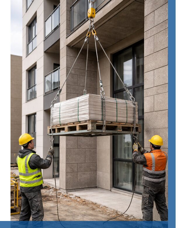 Подъем керамогранита на этаж в Каменске-Шахтинском от 3605 р. | ВЫСОТНИК-Ксш