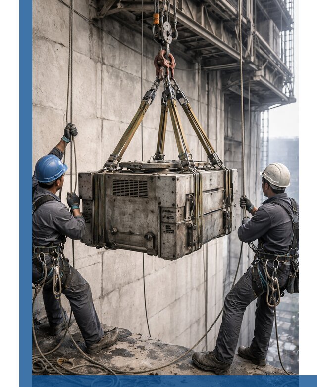 Такелажные работы на высоте, подъем и монтаж грузов в Каменске-Шахтинском