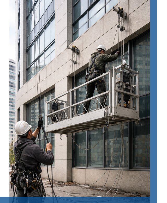 Монтаж и подъем фасадной люльки в Каменске-Шахтинском от 12361 р. | ВЫСОТНИК-Ксш